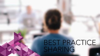 27
collaboration
BEST PRACTICE
SHARING
 