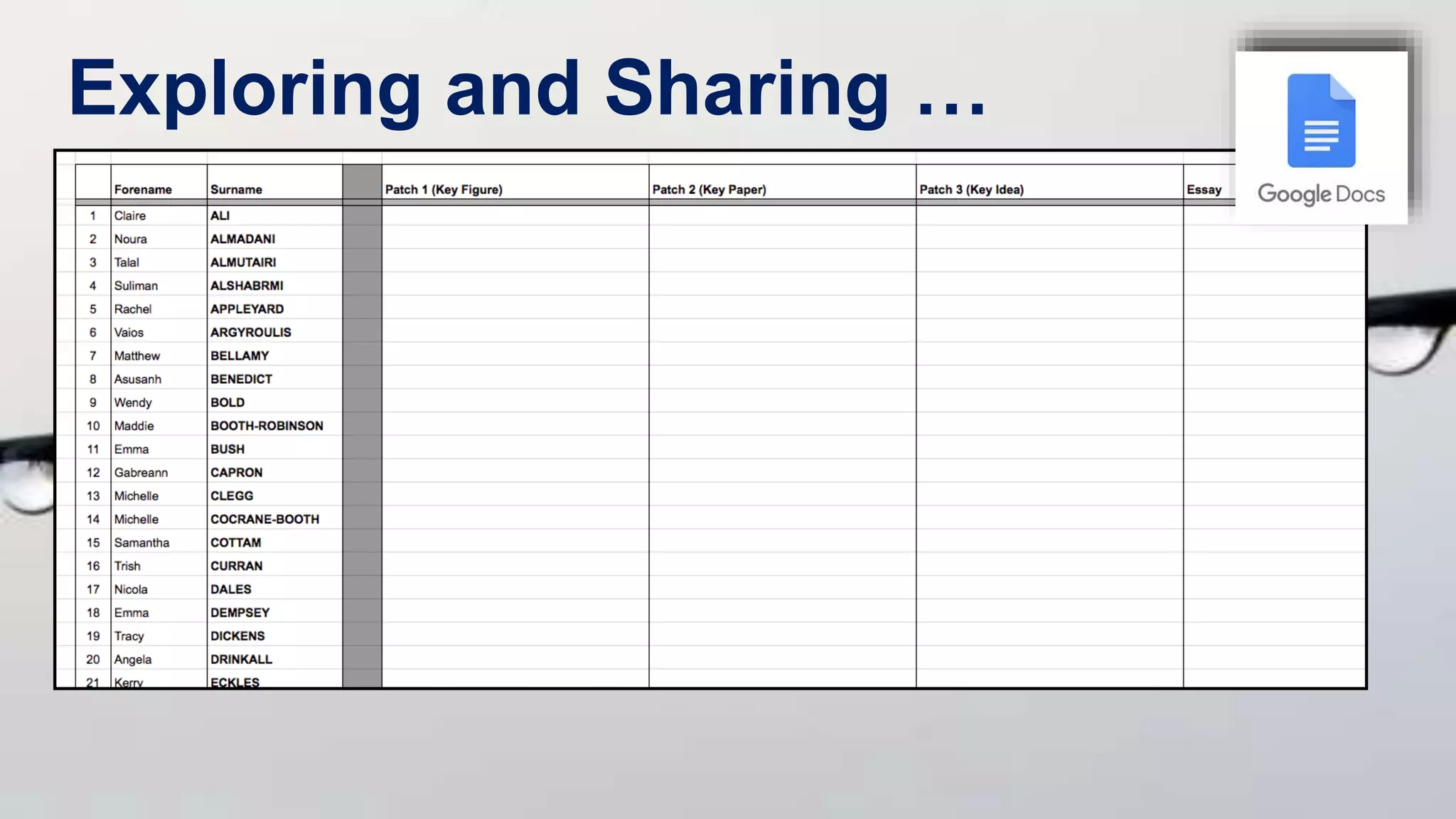 Exploring and Sharing …
 