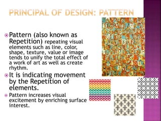 Cci1 lec 7 definition of design its elements and principle | PPTX