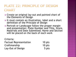 Cci1 lec 7 definition of design its elements and principle | PPTX