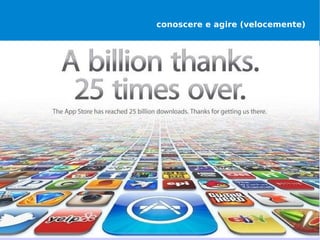 conoscere e agire (velocemente)
 