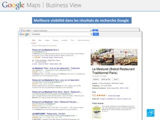 Meilleure visibilité dans les résultats de recherche Google  