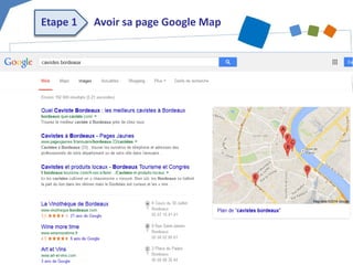 Etape 1 
Avoir sa page Google Map  