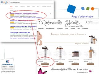 Page d’atterrissage  