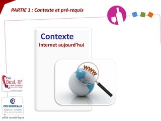 Contexte Internet aujourd’hui 
PARTIE 1 : Contexte et pré-requis  