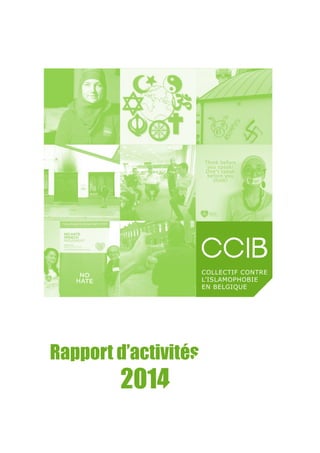 Rapport d’activités
2014
 