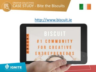 CASE STUDY - Bite the Biscuits
CREATIVE COLLECTIVES
http://www.biscuit.ie
 