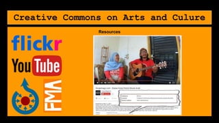 Creative Commons on Arts and Culure
Resources
 