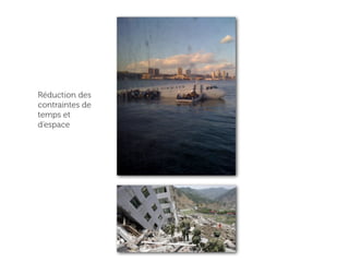 Réduction des
contraintes de
temps et
d’espace
 