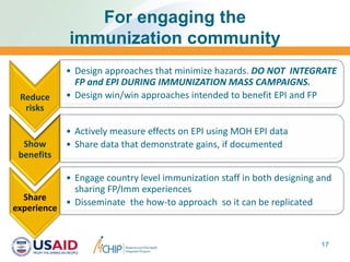Ccih 2014-fp-immunization-integration-anne-pfitzer | PDF