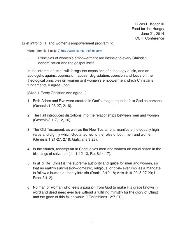 Womens suffrage essay