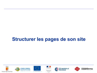 Structurer les pages de son site
 