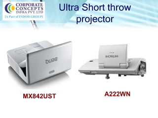 Ultra Short throw
projector
MX842UST A222WN
 