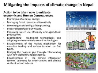 Climate Change in Nepal | PPTX