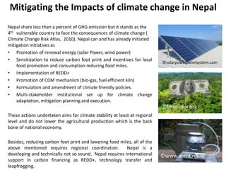 Climate Change in Nepal | PPTX