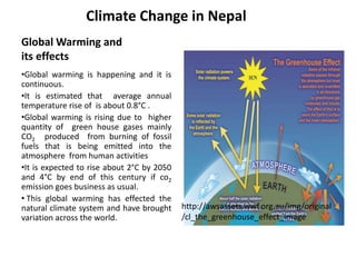 Climate Change in Nepal | PPTX