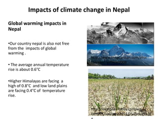 Climate Change in Nepal | PPTX