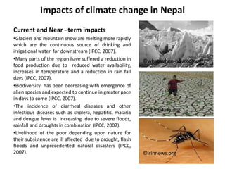 Climate Change in Nepal | PPTX