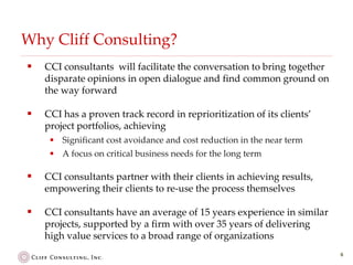 CCI Project Prioritization Project