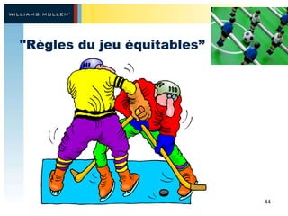 " Règles du jeu équitables ” 