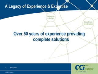 Cci Systems Overview | PPS