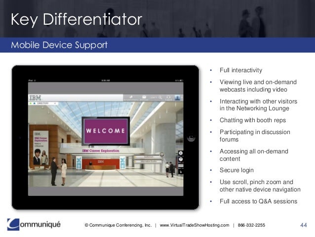 3d virtual trade show platform