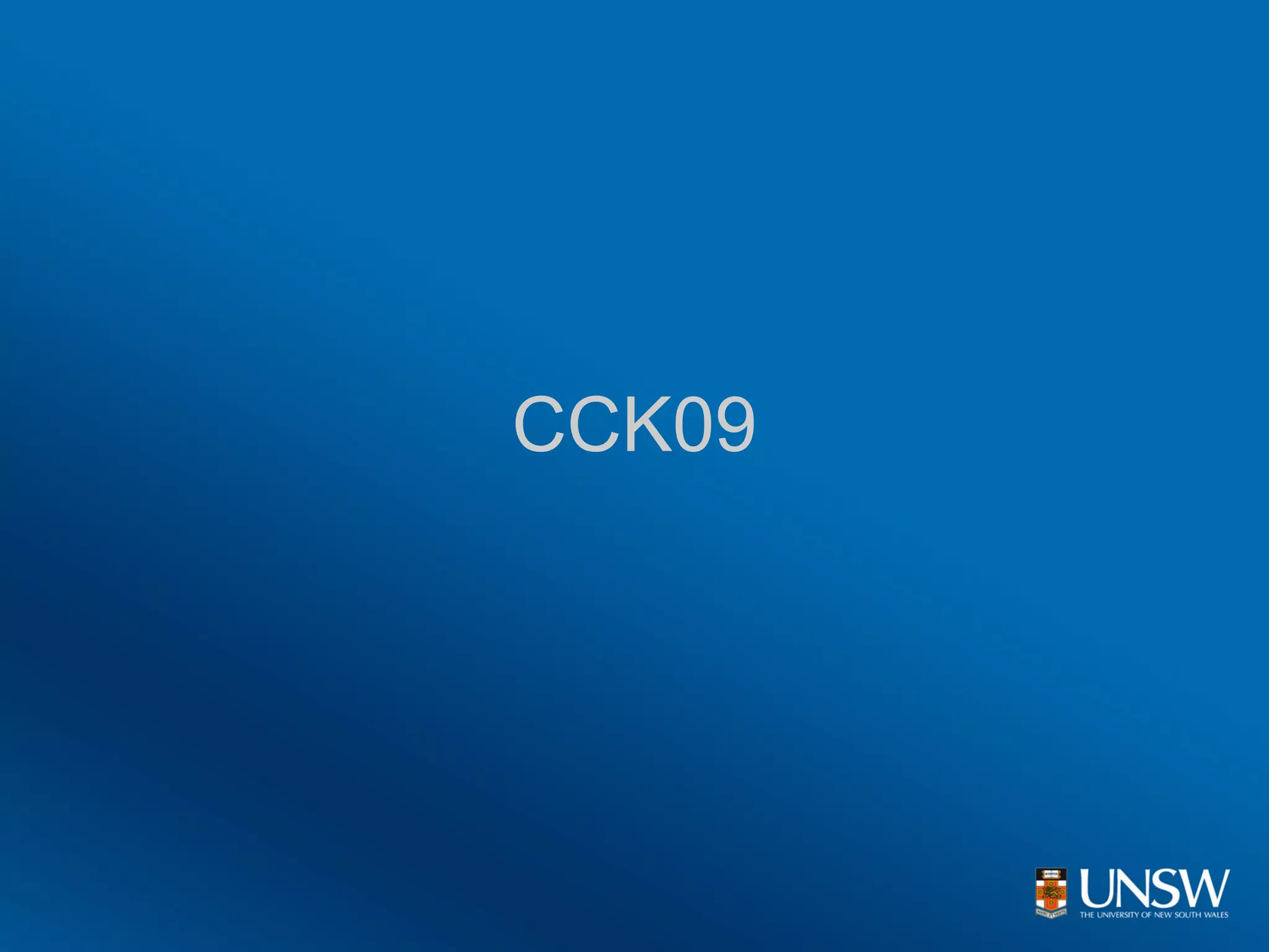 CCK09
 