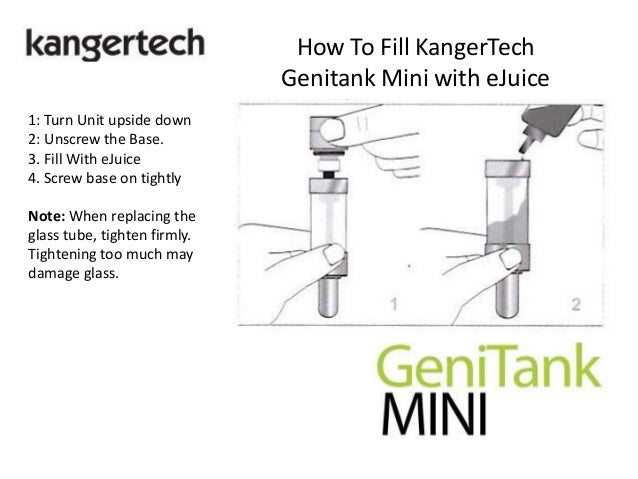 KangerTech Genitank Mini User Guide Cuecig.com