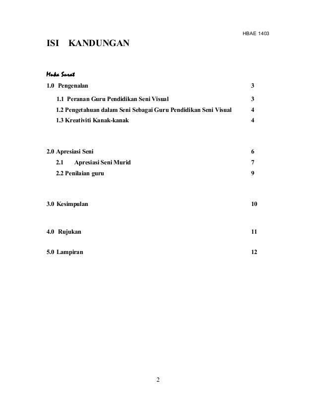 Tugasan Seni Sem 5