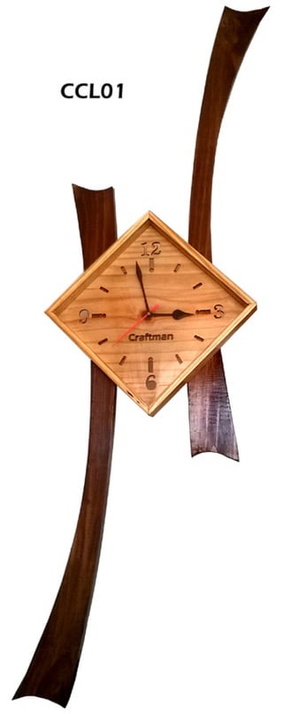 Craftman  Wooden Wall Clock High Strech