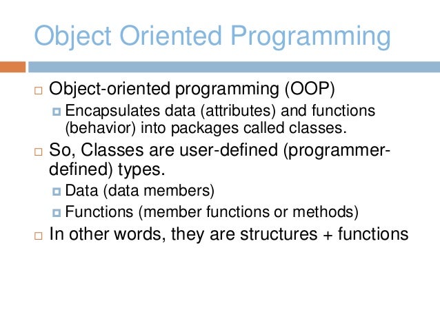 C++ classes