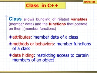 Computer programming C++ and object oriented program | PPT