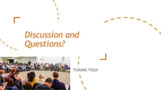 Discussion and
Questions?
THANK YOU!
 