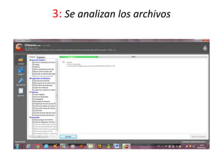 3: Se analizan los archivos
 