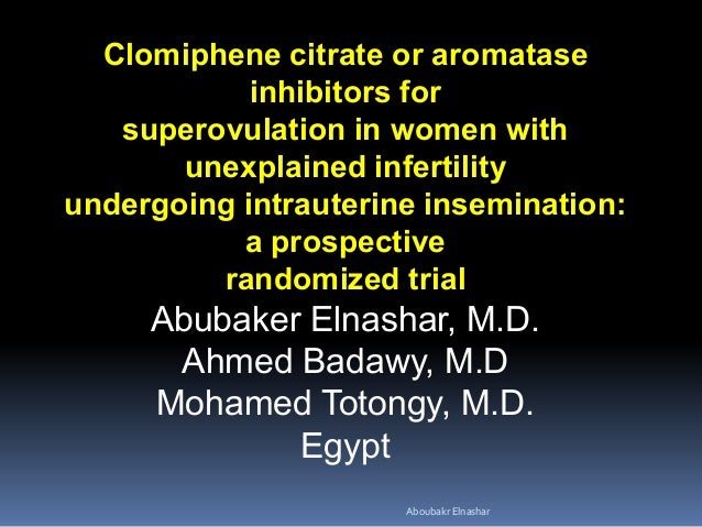 Clomiphene Citrate Fertility