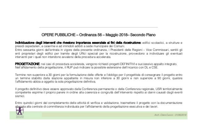 La Legge Della Ricostruzione Appalti Pubblici E