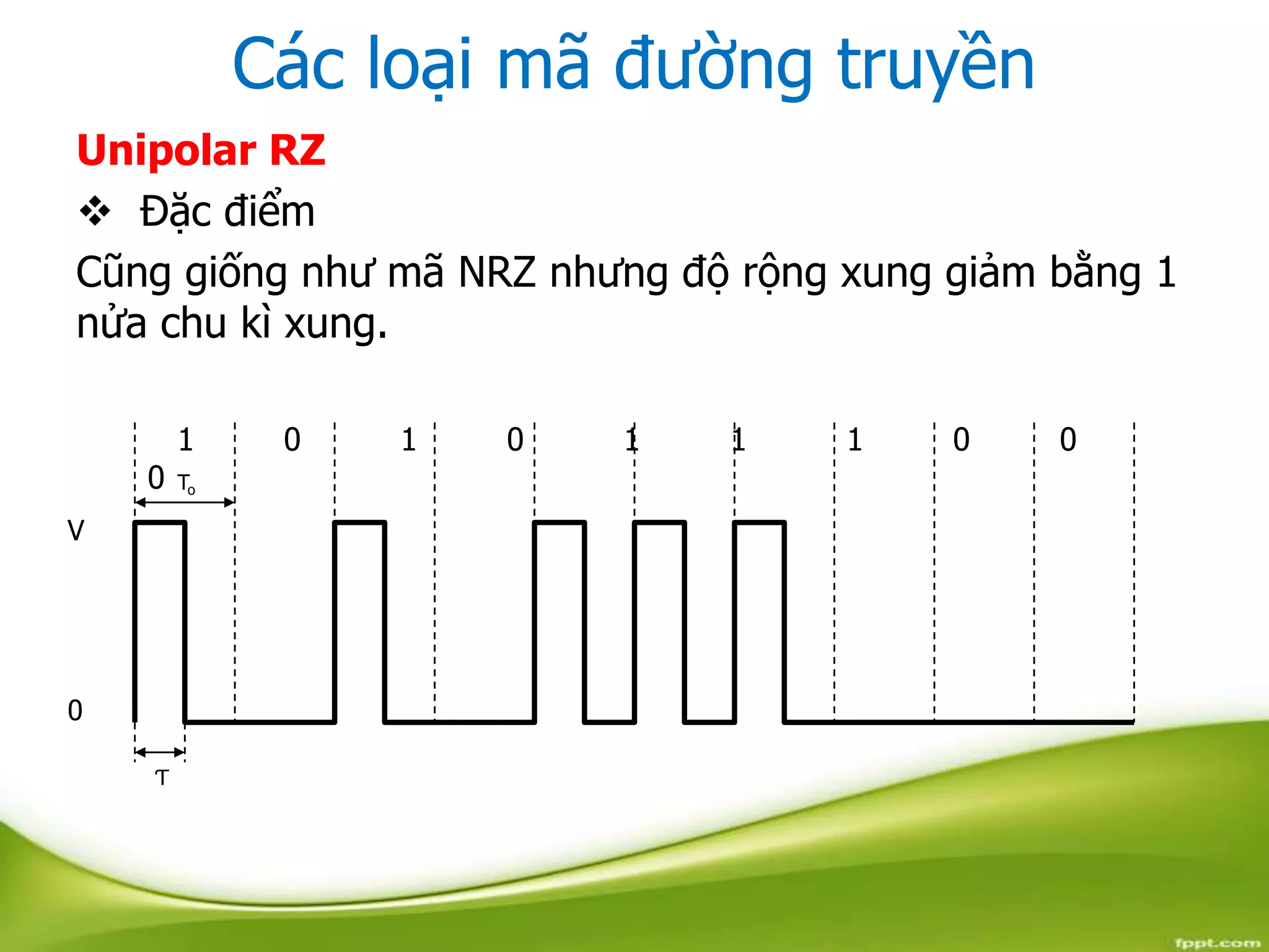 Các loại mã đường truyền và ứng dụng neptune | PPTX