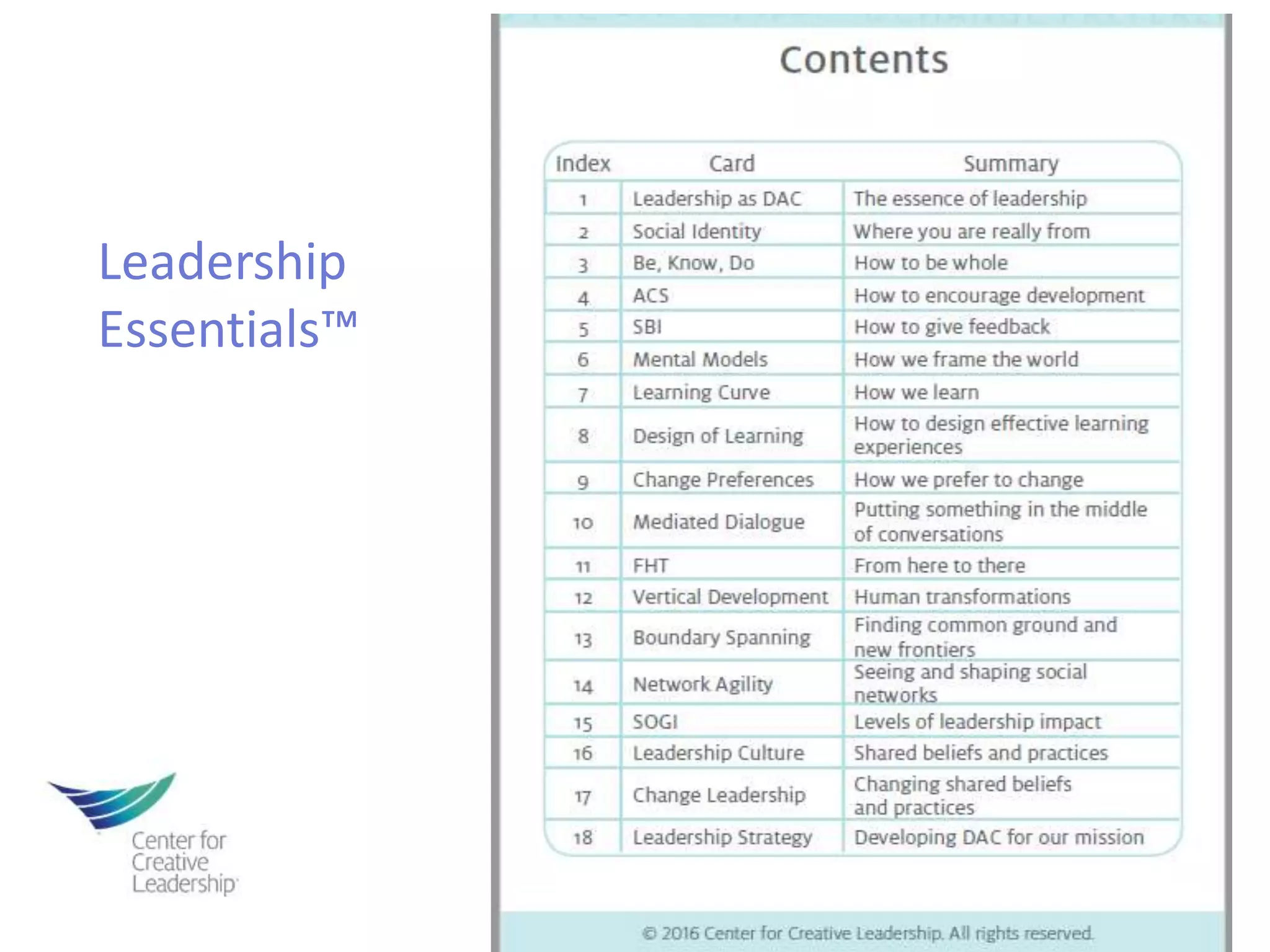 CCL Points of View on Leadership Development Through the Lens of ...
