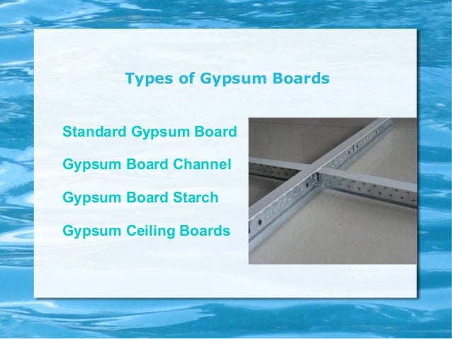 Uses of Gypsum  Boards  in Construction