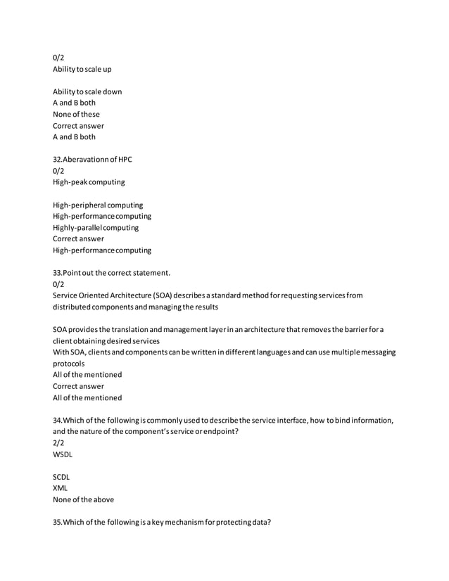 Cloud computing mcq pdf
