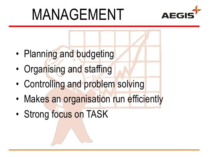 management and leadership presentation
