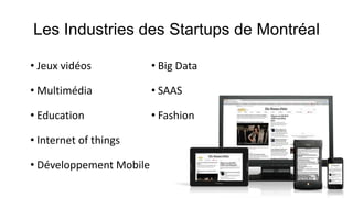 • Jeux vidéos
• Multimédia
• Education
• Internet of things
• Développement Mobile
• Big Data
• SAAS
• Fashion
 