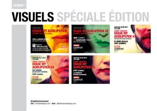 VISUELS SPÉCIALE ÉDITION




   Graphisme©mama
   Site : mariannelopez.com - Mail : allo@mariannelopez.com
 