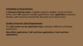 CLOUD RESOURCE MANAGEMENT AND SCHEDULING | PPTX