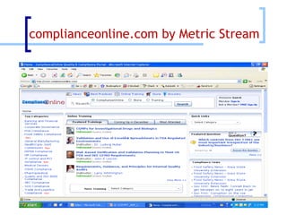 complianceonline.com by Metric Stream 
