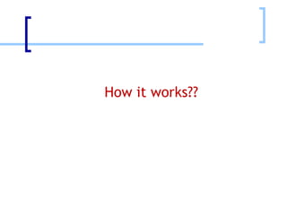 How it works?? 