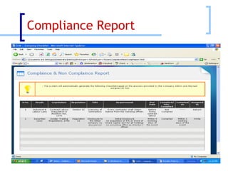 Compliance Report   