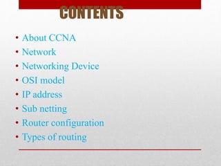 CCNA PPT | PPTX