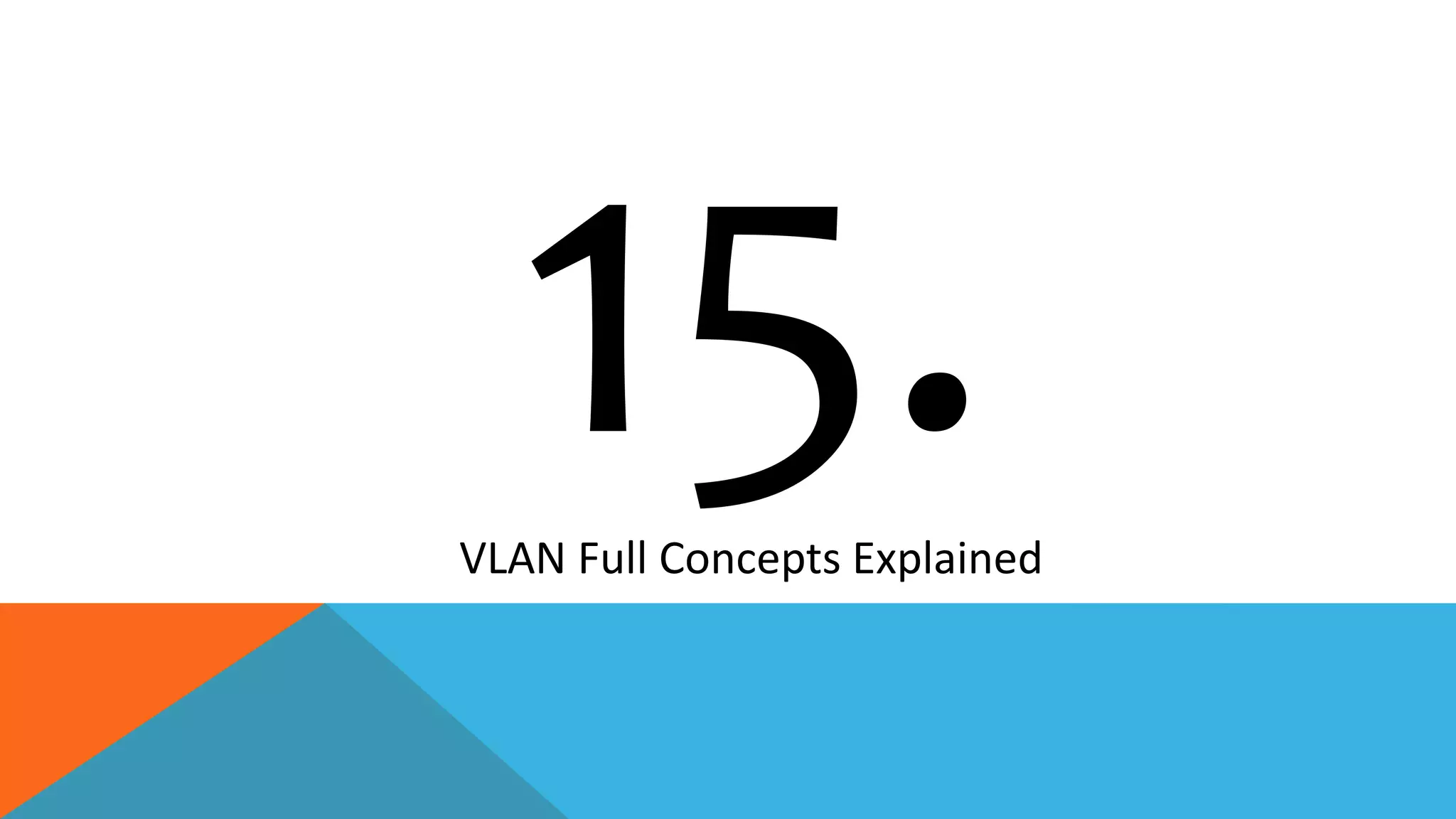 VLAN Full Concepts Explained
 