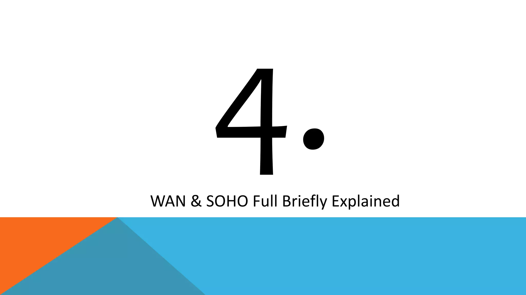 WAN & SOHO Full Briefly Explained
 